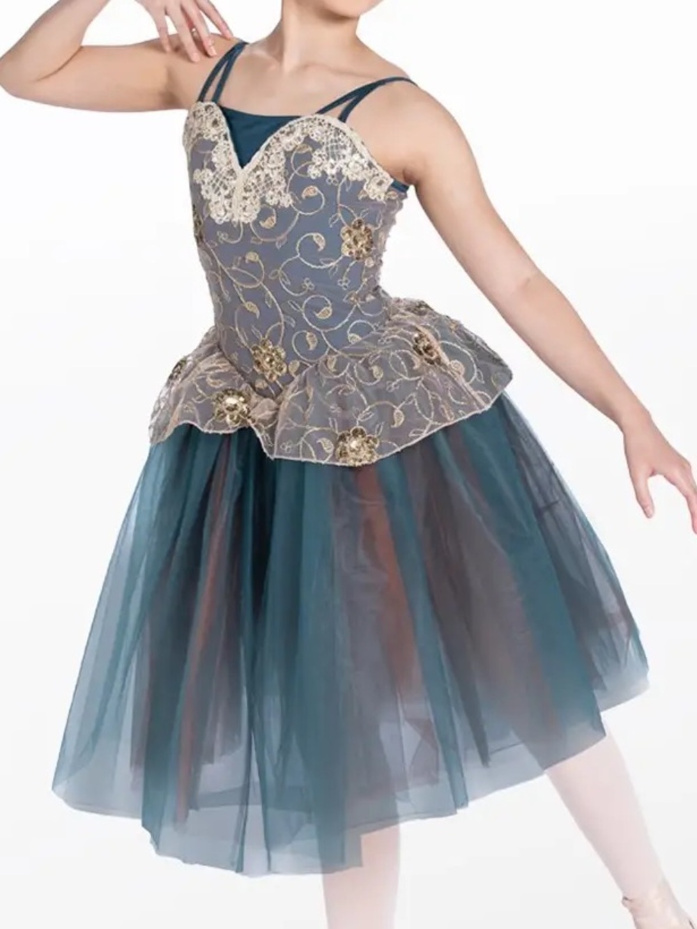 Weissman Teal Tutu Ballet Costume